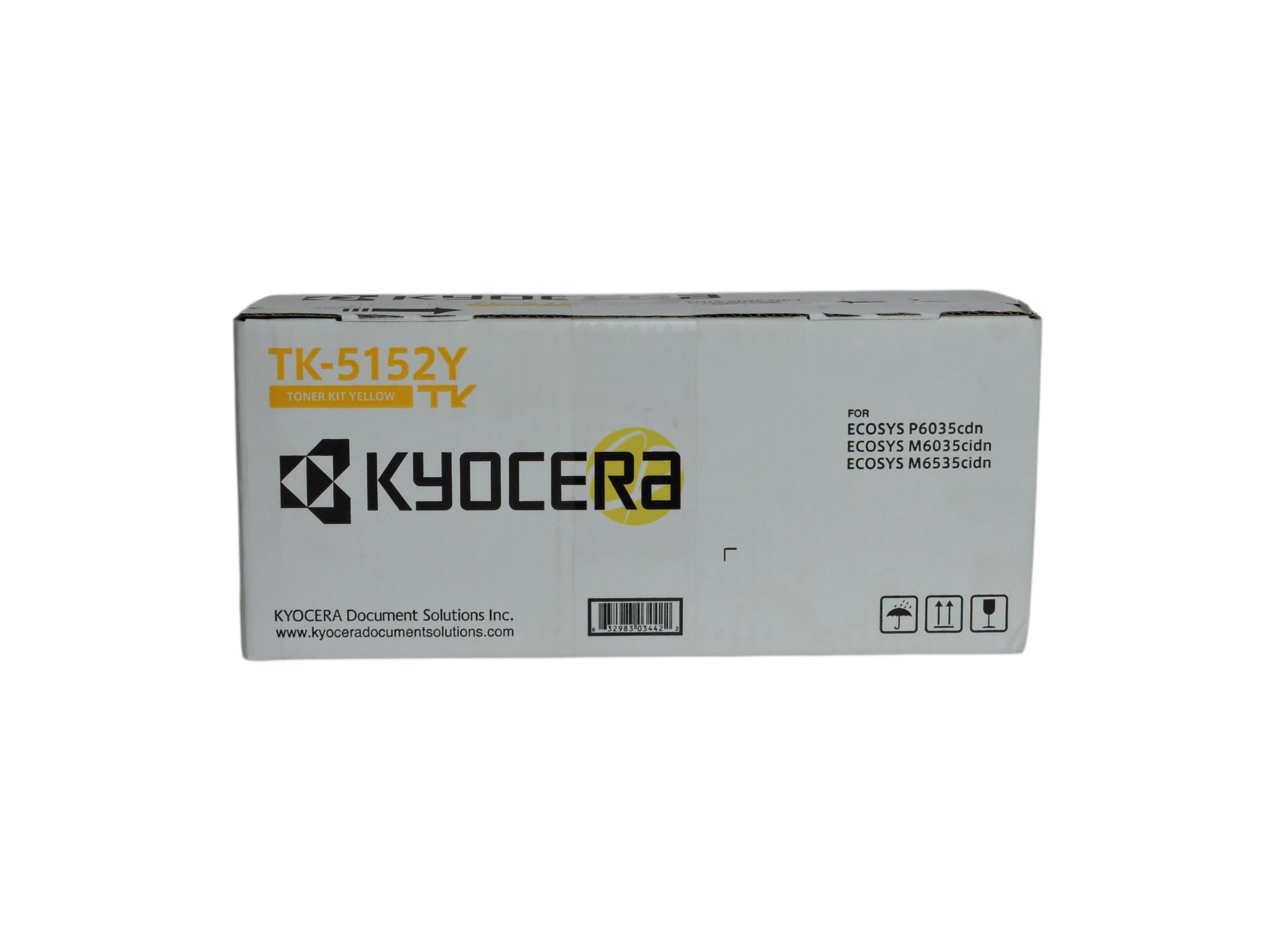 Caja de cartucho de tóner amarillo original Kyocera TK-5152Y de Compras Perfectas para impresoras láser ECOSYS